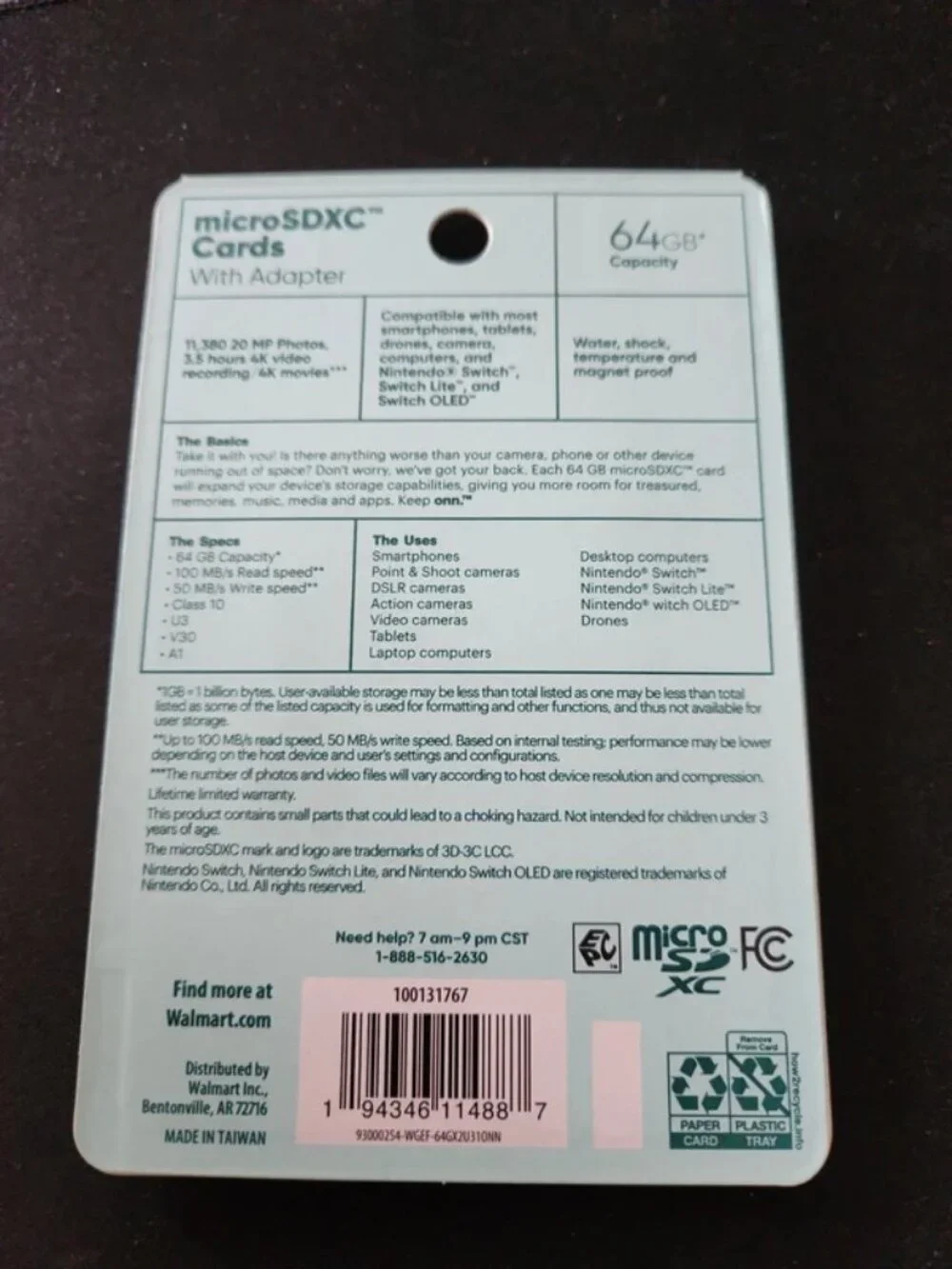 NEW MicroSDXC Cards with Adapter Smartphone Gaming Computer Camera Compatible